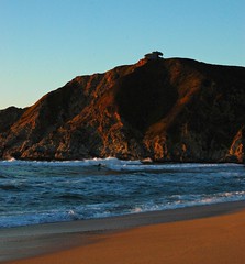 Gray Whale Cove Beach, 15 mins south of San Francisco, California, USA