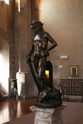 bronze david