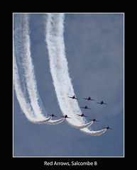 Red Arrows , Salcombe 2009