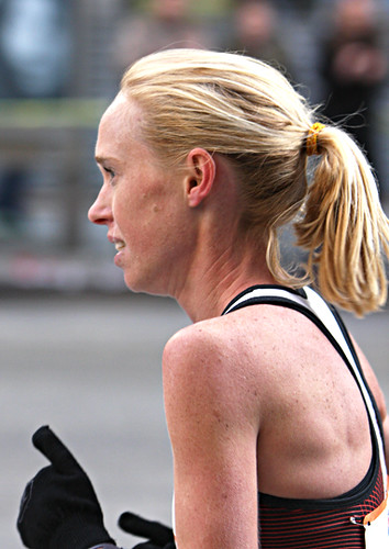 You can see the pain on Kim Smith's Face She made her NYC marathon debut