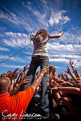 Underoath at Warped Tour 2009 by Cary Liao