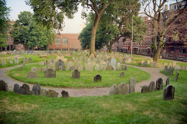美東旅遊-波士頓-考普山墓地