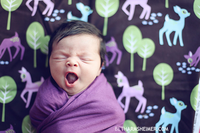 Yawn - Newborn Kids Photography