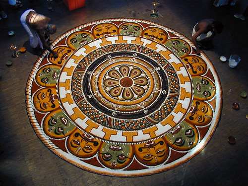 Indian Art'art du Kolam (Inde du sud)