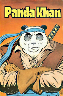 "The Chronicles of Panda Khan" #2  Abacus Press..back cover art by Dave Garcia (( 1987 ))