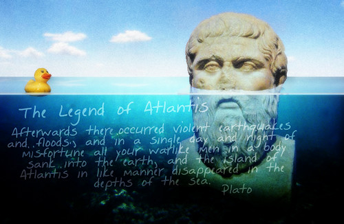 Plato ponders the Legend of Atlantis