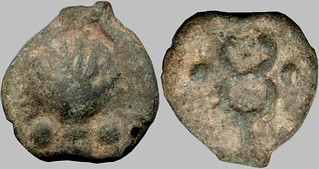 14/5 #0104-46 Aes Grave Dioscuri-Mercury series Scallop shell Caduceus Sextans, 36.5mm, 46g30