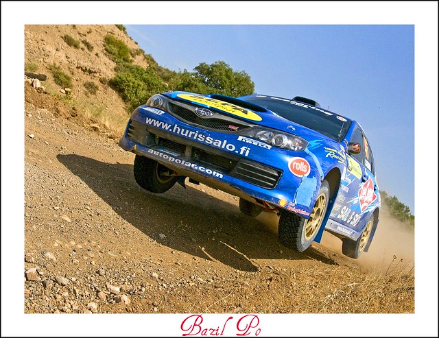 WRC jump KETOMAA Subaru Impreza WRX Sti N14 GREECE Rally Acropolis Thiva 
