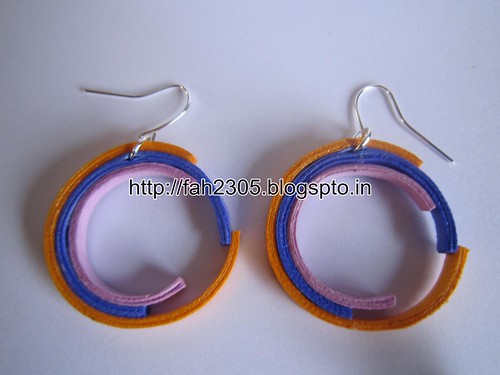 Free Form Quilling - Paper Quilling Teardrops Jewelry Set (FAH01-227) by fah2305