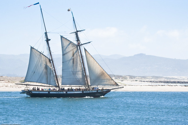The sailing ship Lynx, exits Morro Bay 11 April 2009 on a tour by mikebaird, on Flickr