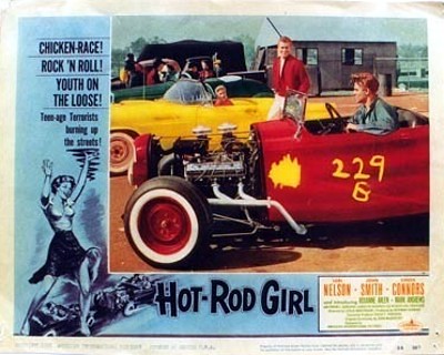 Hot Rod Girl Lobby Card 1956