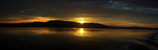 Sunrise on Lake baikal