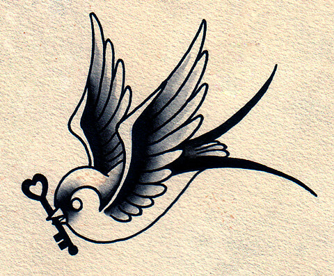 Design  Tattoo on Estimating The Airspeed Velocity Of A Laden Swallow   Flickr   Photo