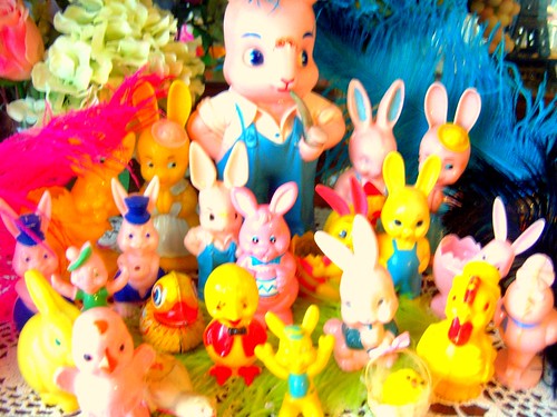 Vintage Easter bunnies. by lostvestige