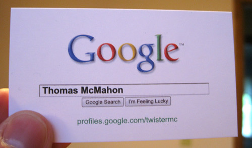 Google Business Card