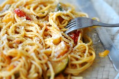 Spaghettis poivrons