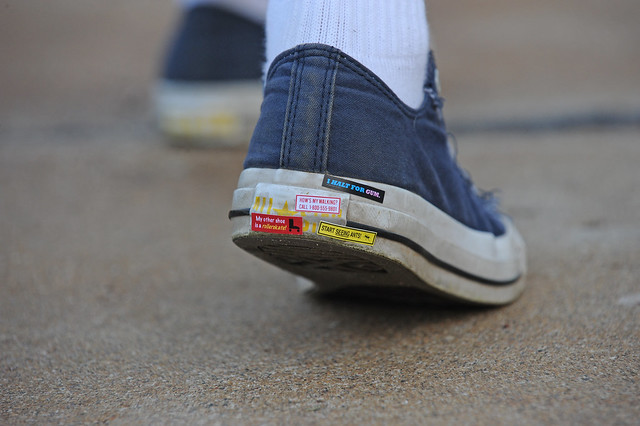 bumperstickers for shoes