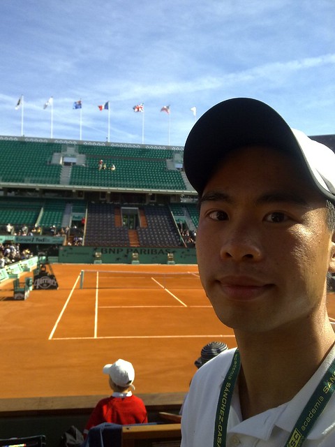 JC at French Open