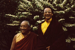HH Dilgo Khyentse Rinpoche visits HH Dagchen Sakya, Seattle, Washington, USA, 1976: Photos by Chris Wilkinson