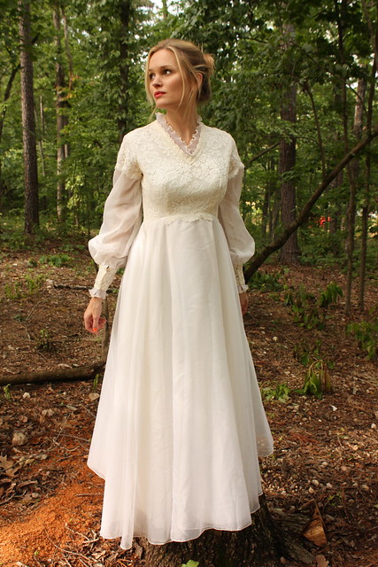 Vintage Lace Wedding Gown