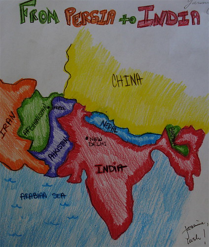 Jasmine Douglas, Persia to India map, Shreveport by trudeau