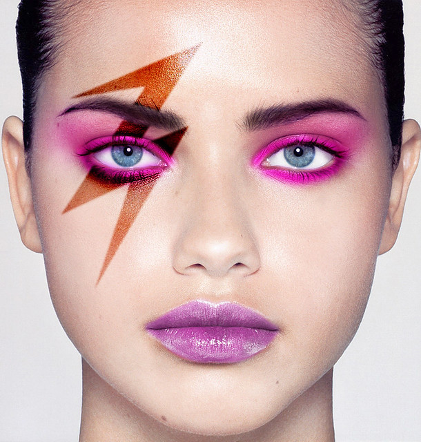  Make Up Trabalhei em cima da foto da modelo baiana Adriana Lima