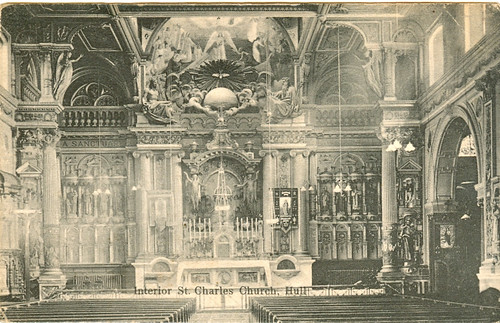 Postcard: St Charles Church Hull - Date Unknown