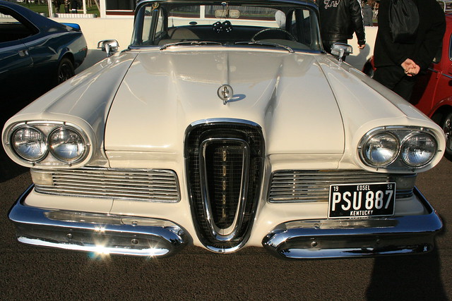 When all their competitors had horizontal grilles Ford bought out the Edsel