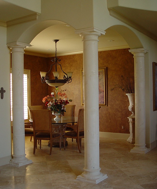 Tuscan Columns Arched Dining Room | Flickr - Photo Sharing!