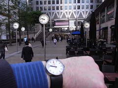 Clocks and watches @ Canary Wharf