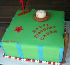 Baseball Birthday Cake on Baseball Birthday Cake