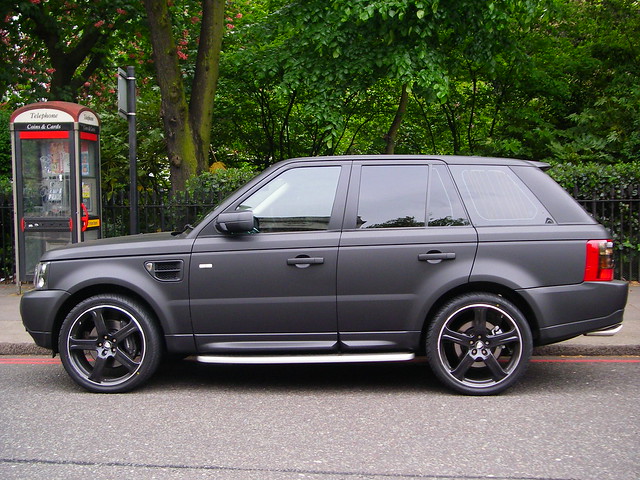 Revere Tuned Range Rover Sport in Matte Black flat black range rover