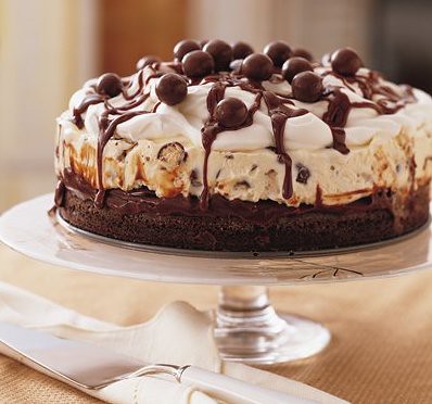 Chocolate Malt Ice Cream Cake