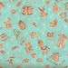 Vintage gift wrap - baby gear