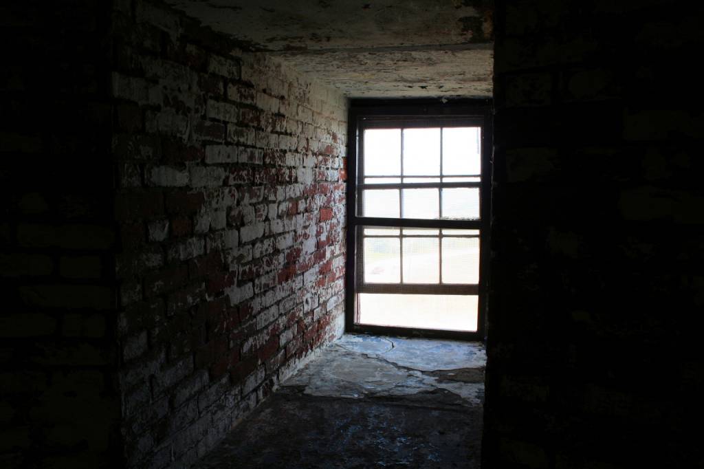 Window in Old Cape Henry Lighthouse