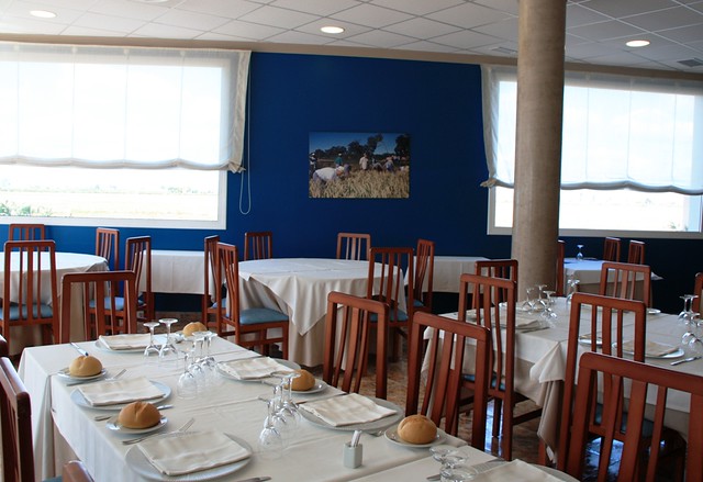 Comedor del Restaurante Mediterrani Blau