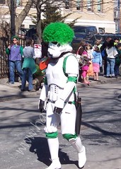 Storm Trooper with Green Afro