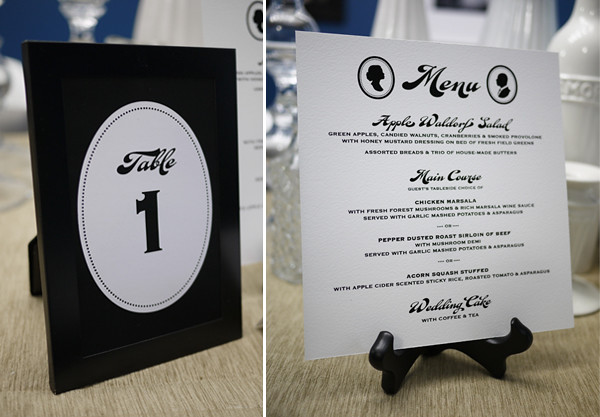 Table Number Menu As you look at all the other wedding decor items 