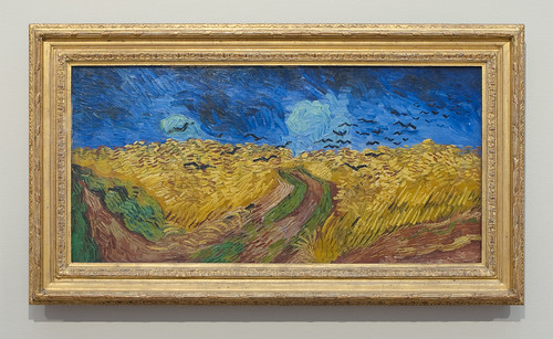 Korenveld met kraaien, Vincent van Gogh (1890)