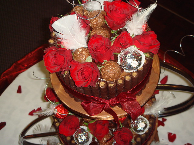 chocolate truffle wedding cake a three tier for a fairytale wedding in the