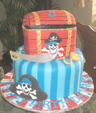 Pirate Birthday Cake on Pirate Cake   Flickr   Photo Sharing