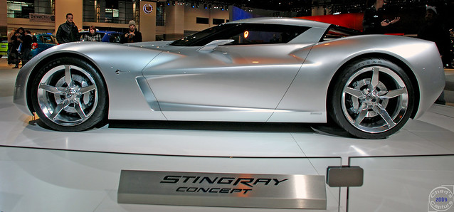 Chevy Stingray Corvette Concept Side I really like the lines in this car