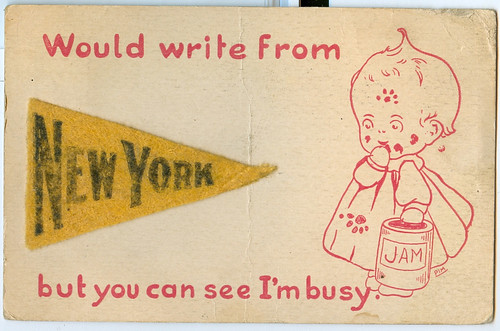 Postcard: New York 1921