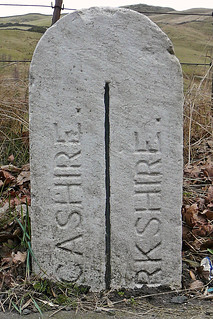 Boundary Stone between Yorkshire and Lancashire