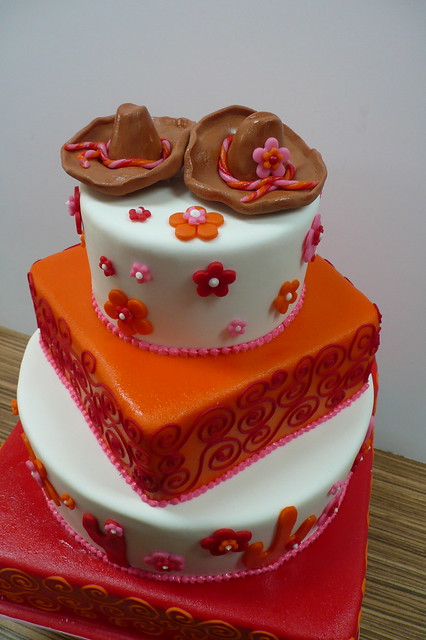 pictures of Mexican Themed Wedding Cakes