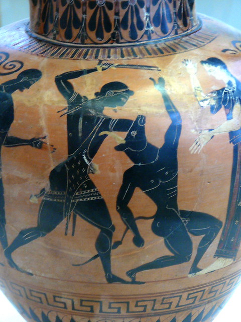 Theseus slaying the Minotaur - Greek