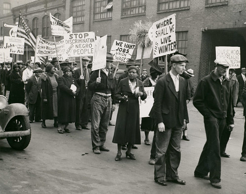 Protestors Demonstrating During Great Depression