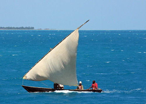 Dhow off of Zanzibar Coast by Bobcatnorth (Away)