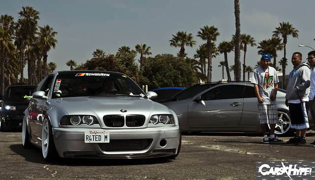 Stanced e46 M3 Made it out to Hellaflush LA this year to get some coverage 