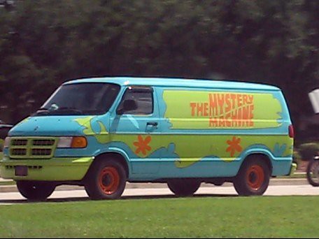ScoobyDoo Mystery Machine Van This van was seen in traffic in West 